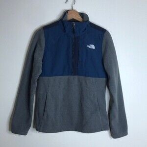 The North face ladies fleece half zip pullover sweater jacket size small